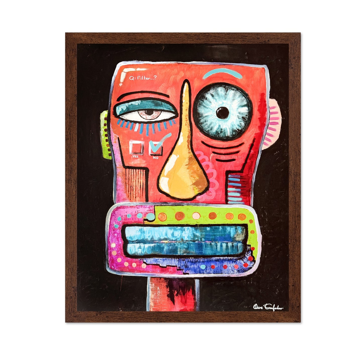 Abstract Face Selfie