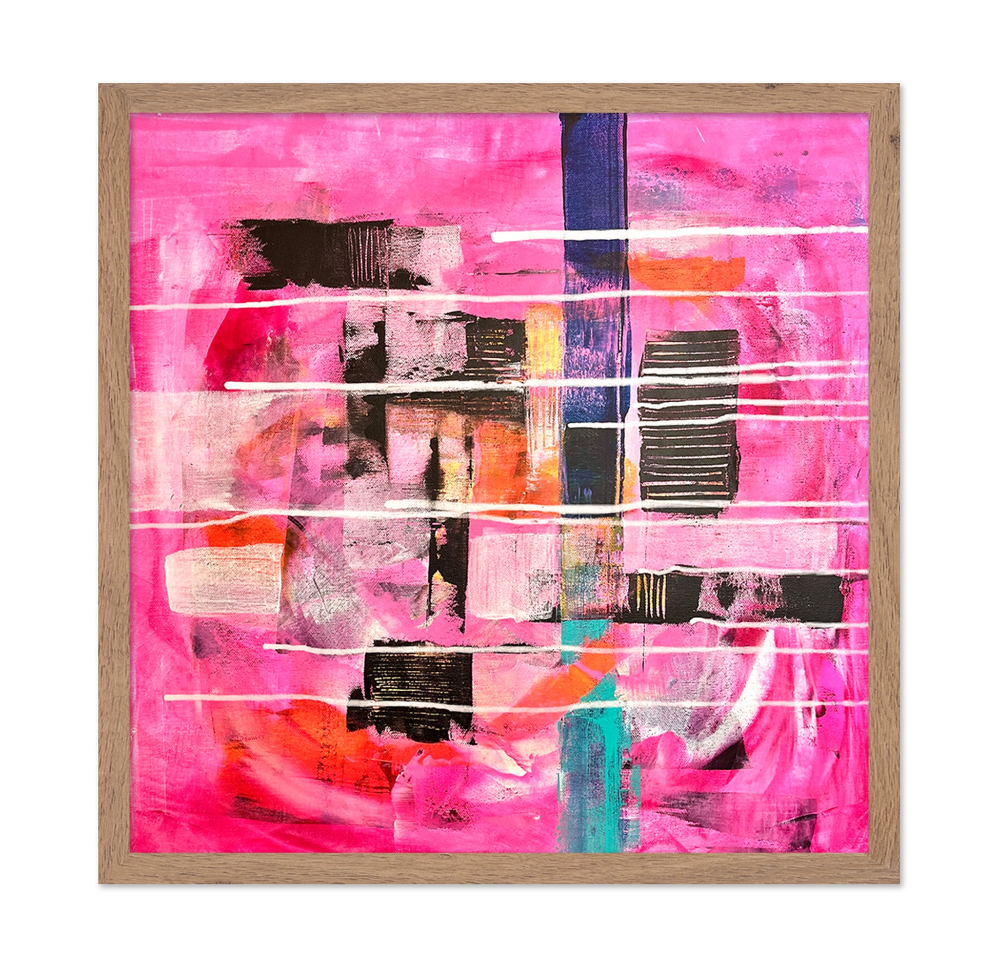 Pink Abstract Layers