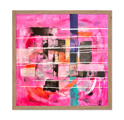 Pink Abstract Layers