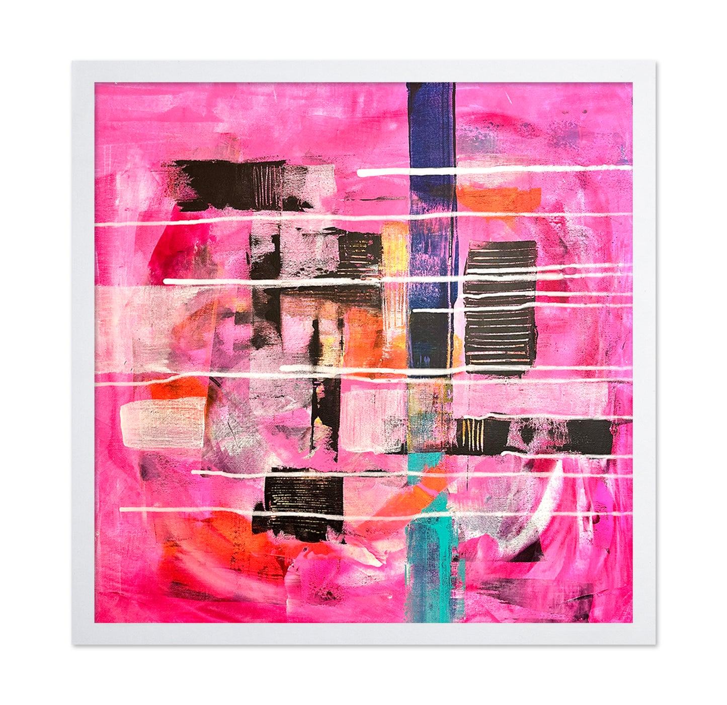 Pink Abstract Layers