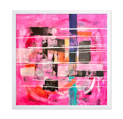 Pink Abstract Layers