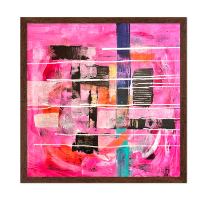 Pink Abstract Layers