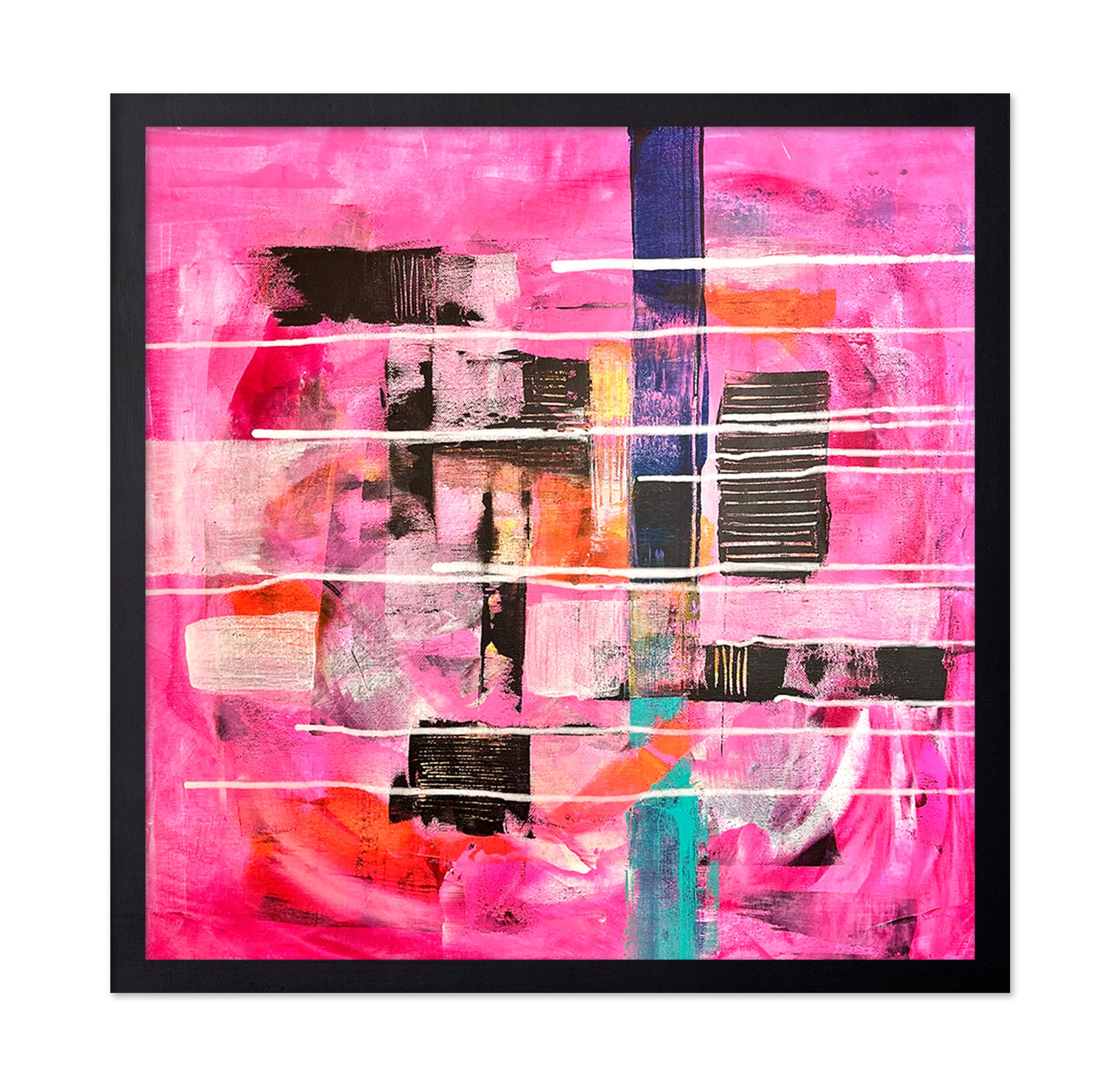 Pink Abstract Layers