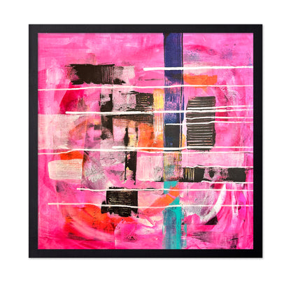 Pink Abstract Layers