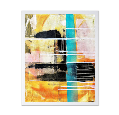 Orange Teal Abstract