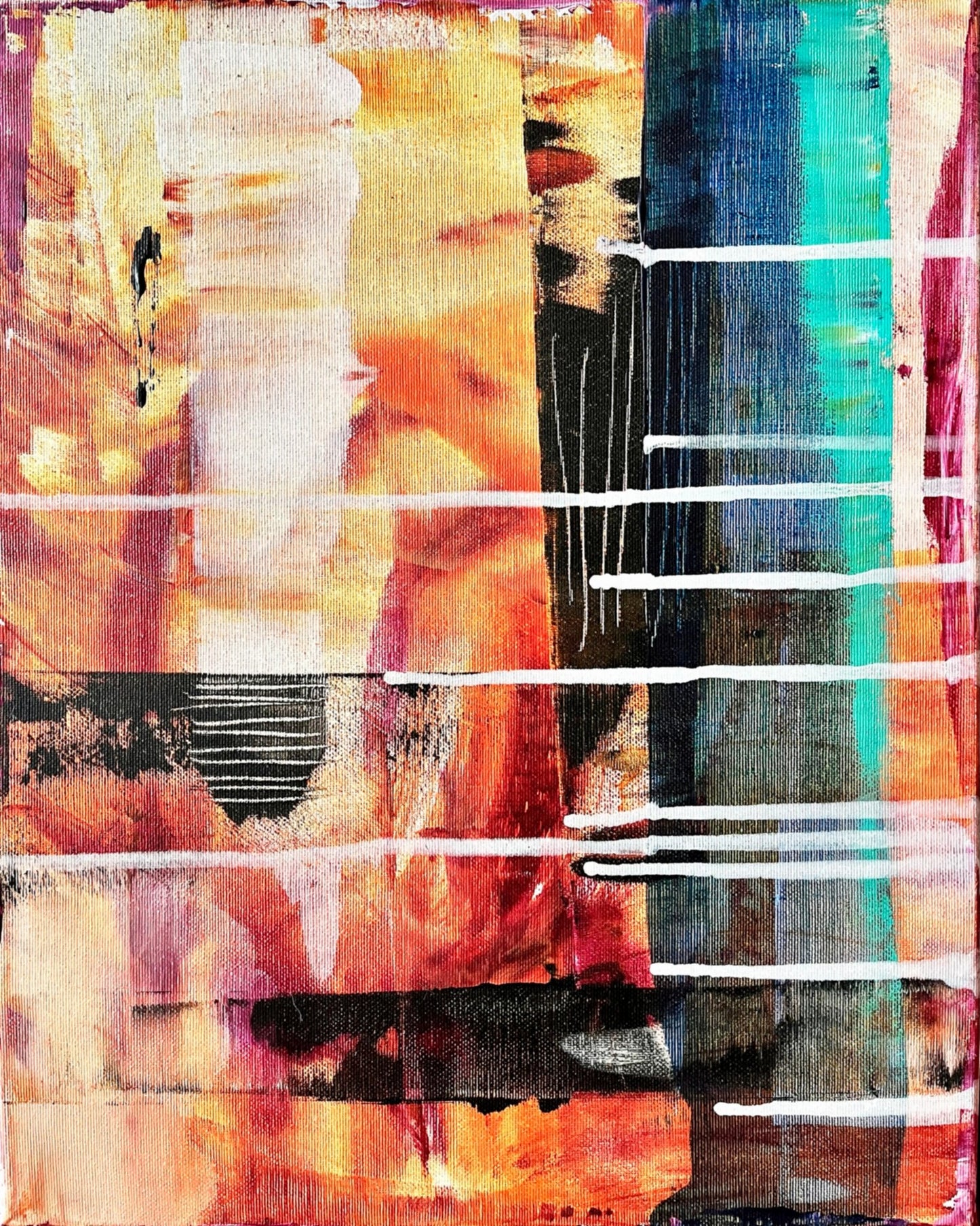 Warm Line Abstract