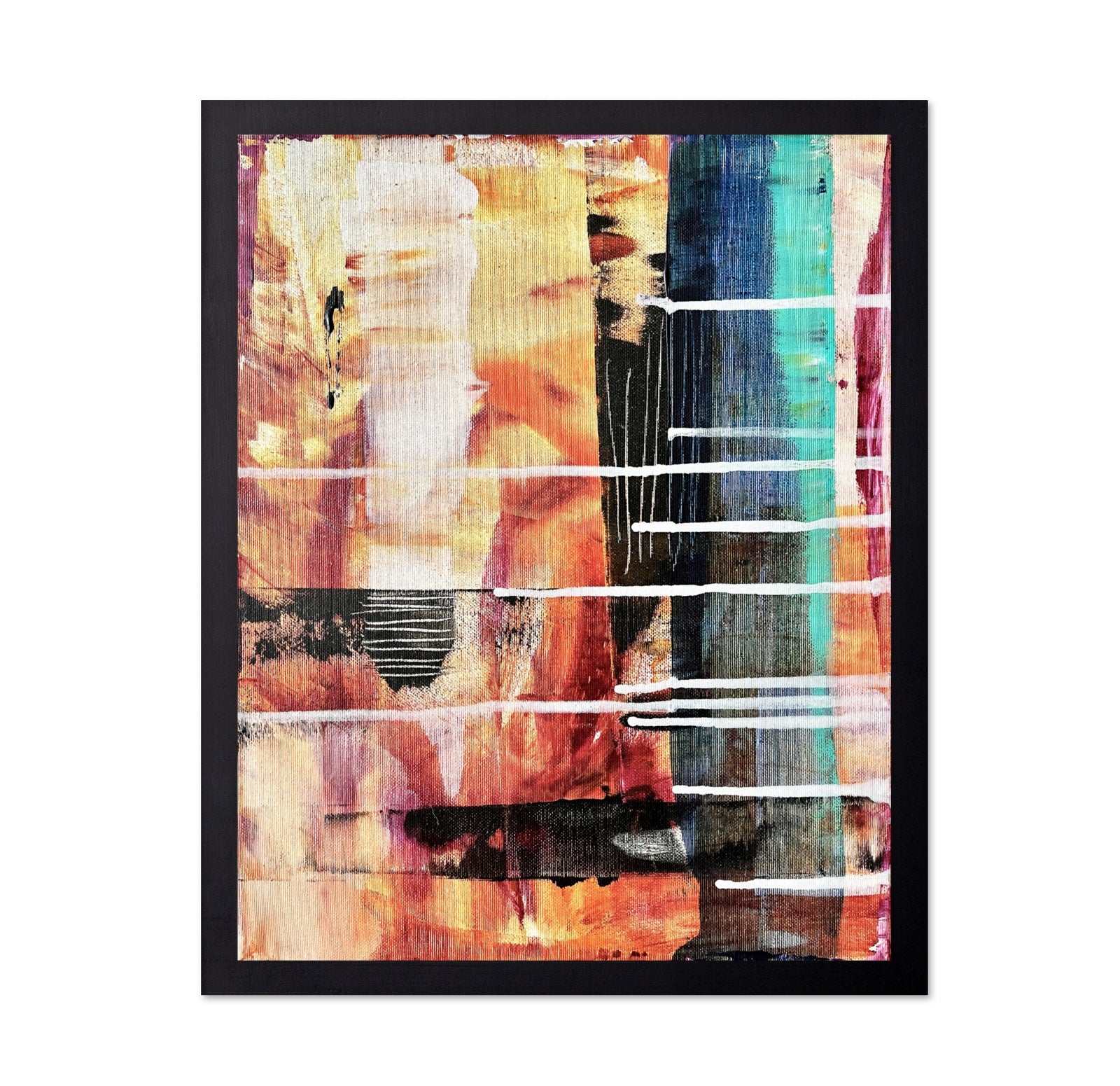 Warm Line Abstract