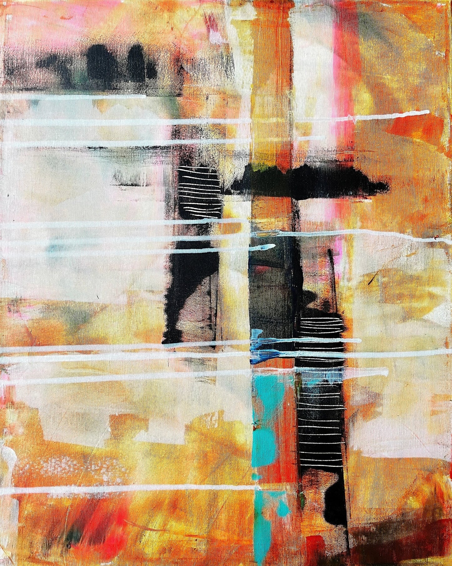 Sunset Line Abstract