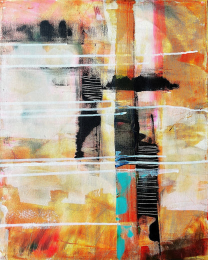 Sunset Line Abstract