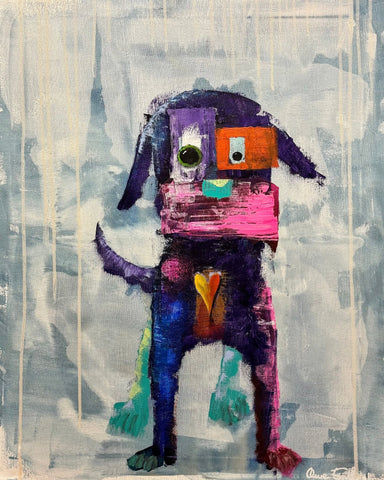 Colorful Dog Friend