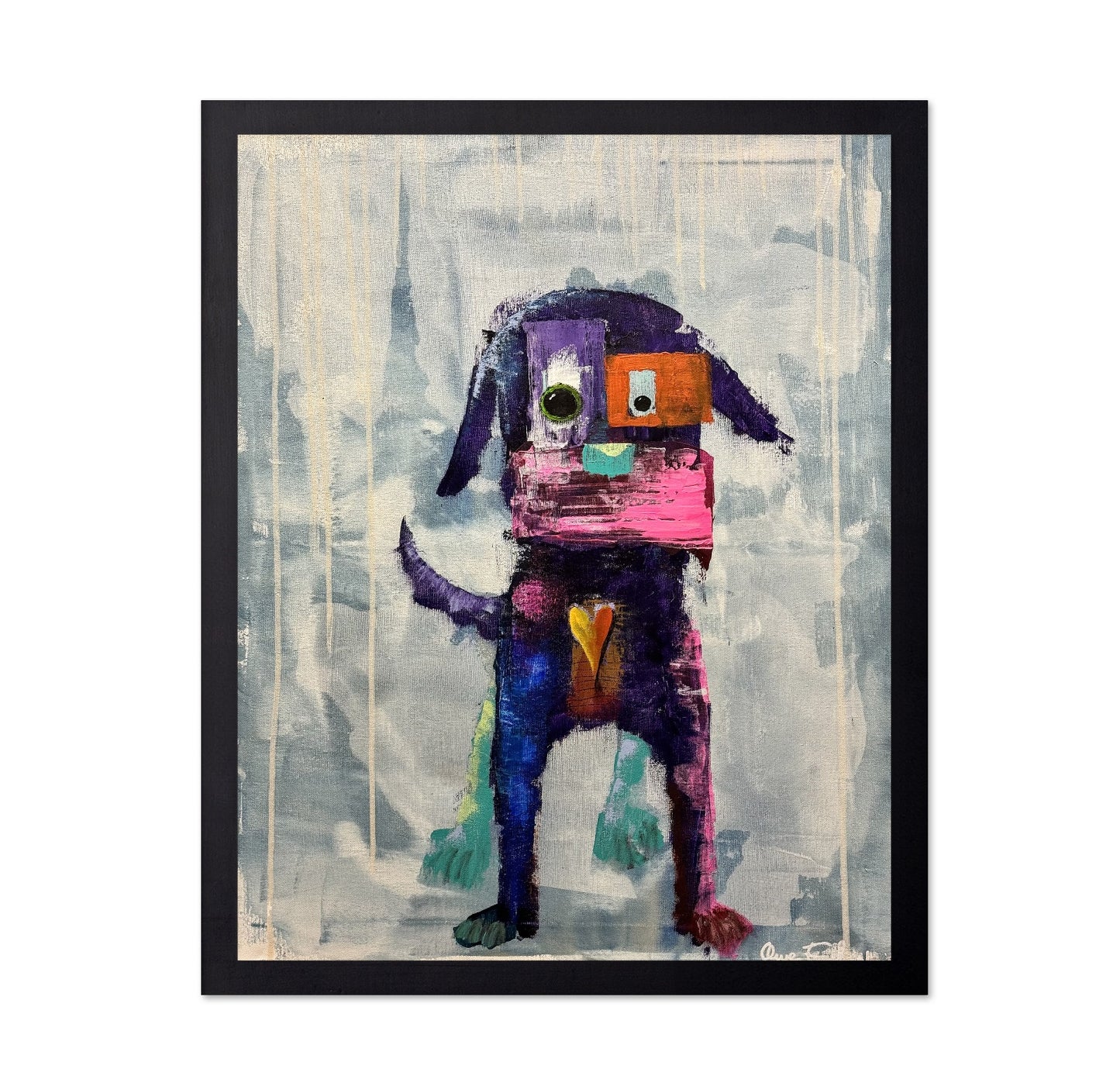 Colorful Dog Friend