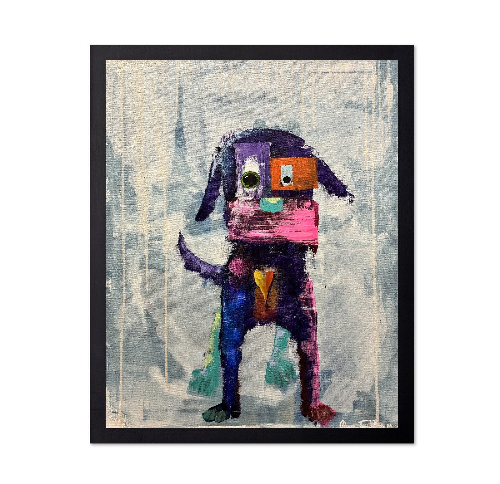 Colorful Dog Friend