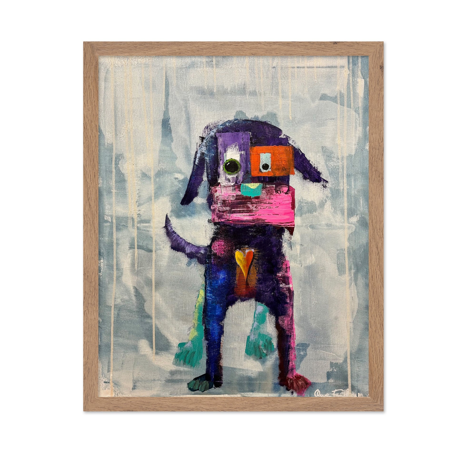 Colorful Dog Friend