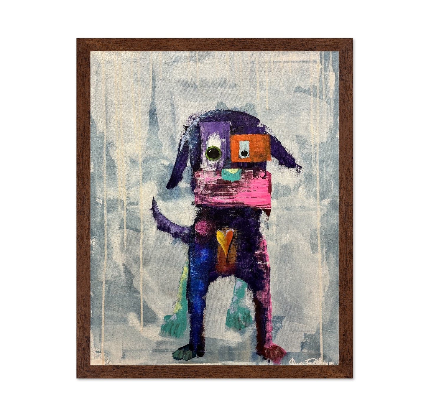Colorful Dog Friend