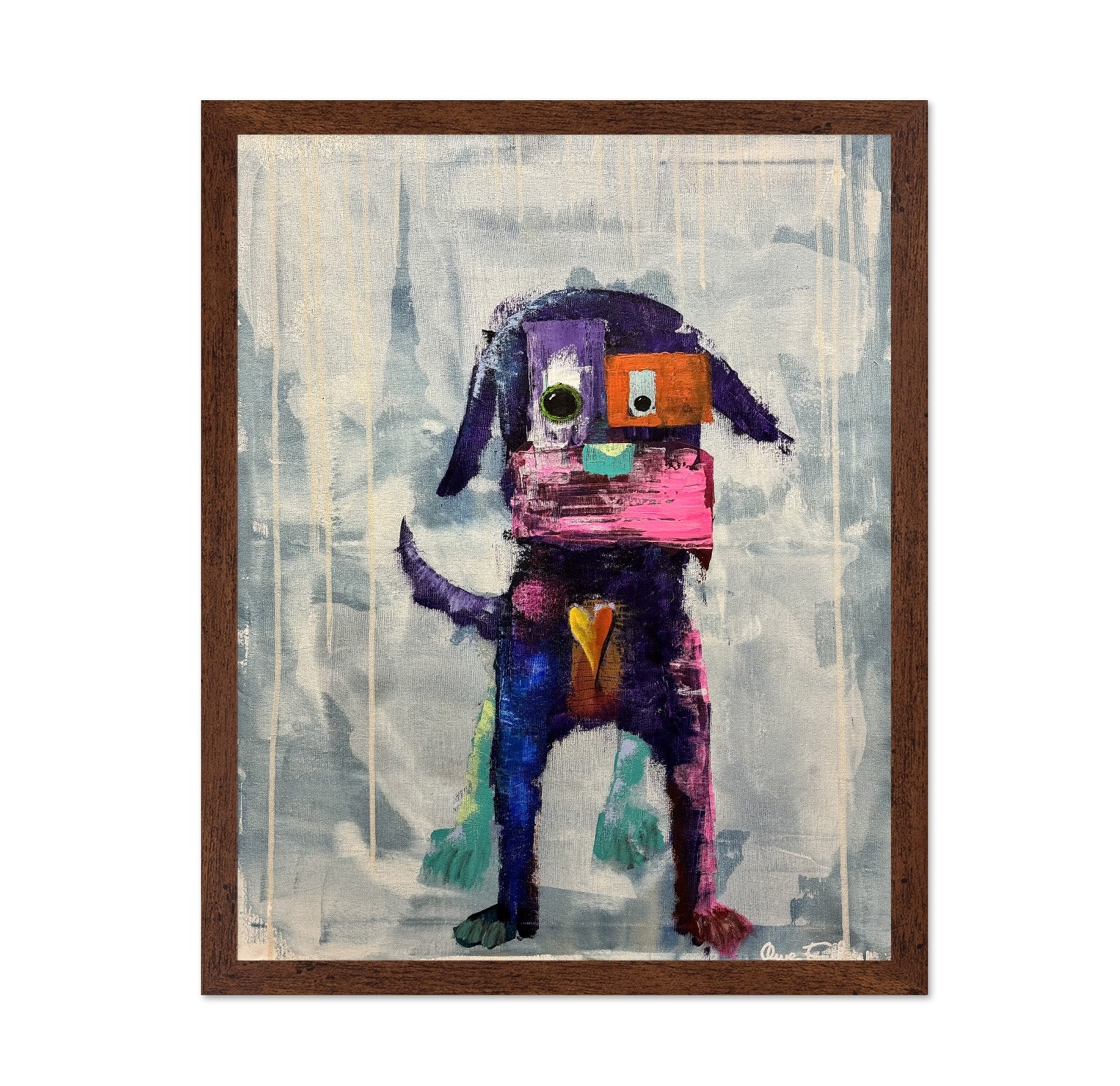 Colorful Dog Friend