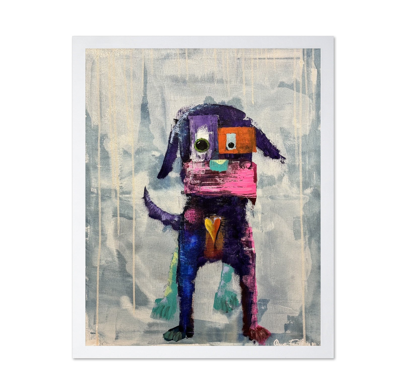 Colorful Dog Friend