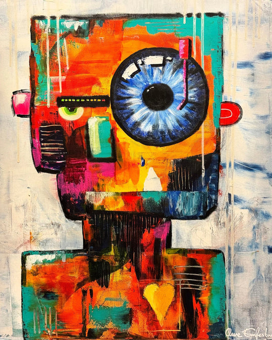 Colorful DJ Face