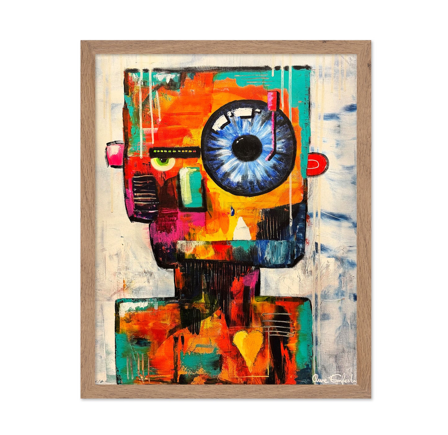 Colorful DJ Face