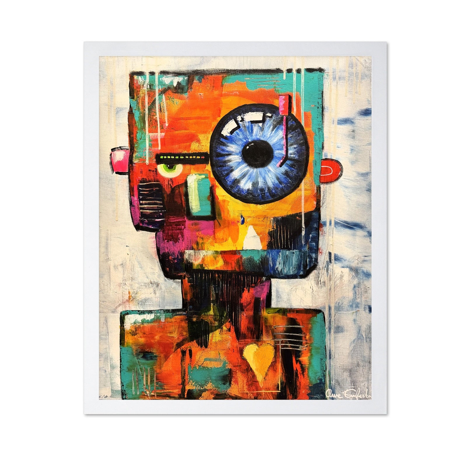 Colorful DJ Face