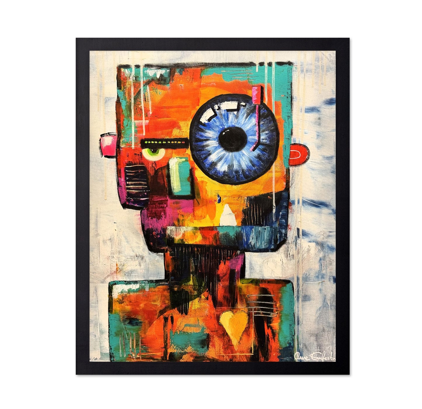 Colorful DJ Face