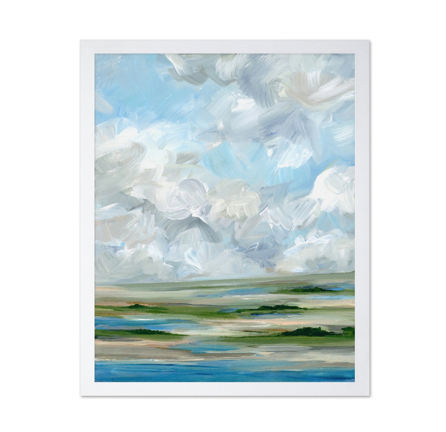 Midday Marsh Sky