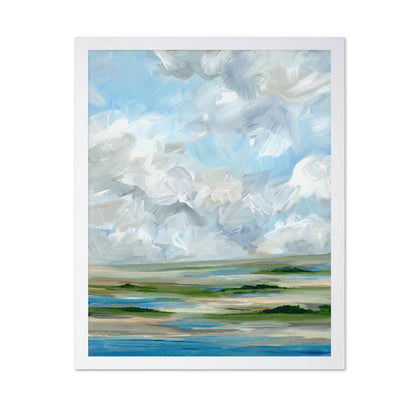 Midday Marsh Sky