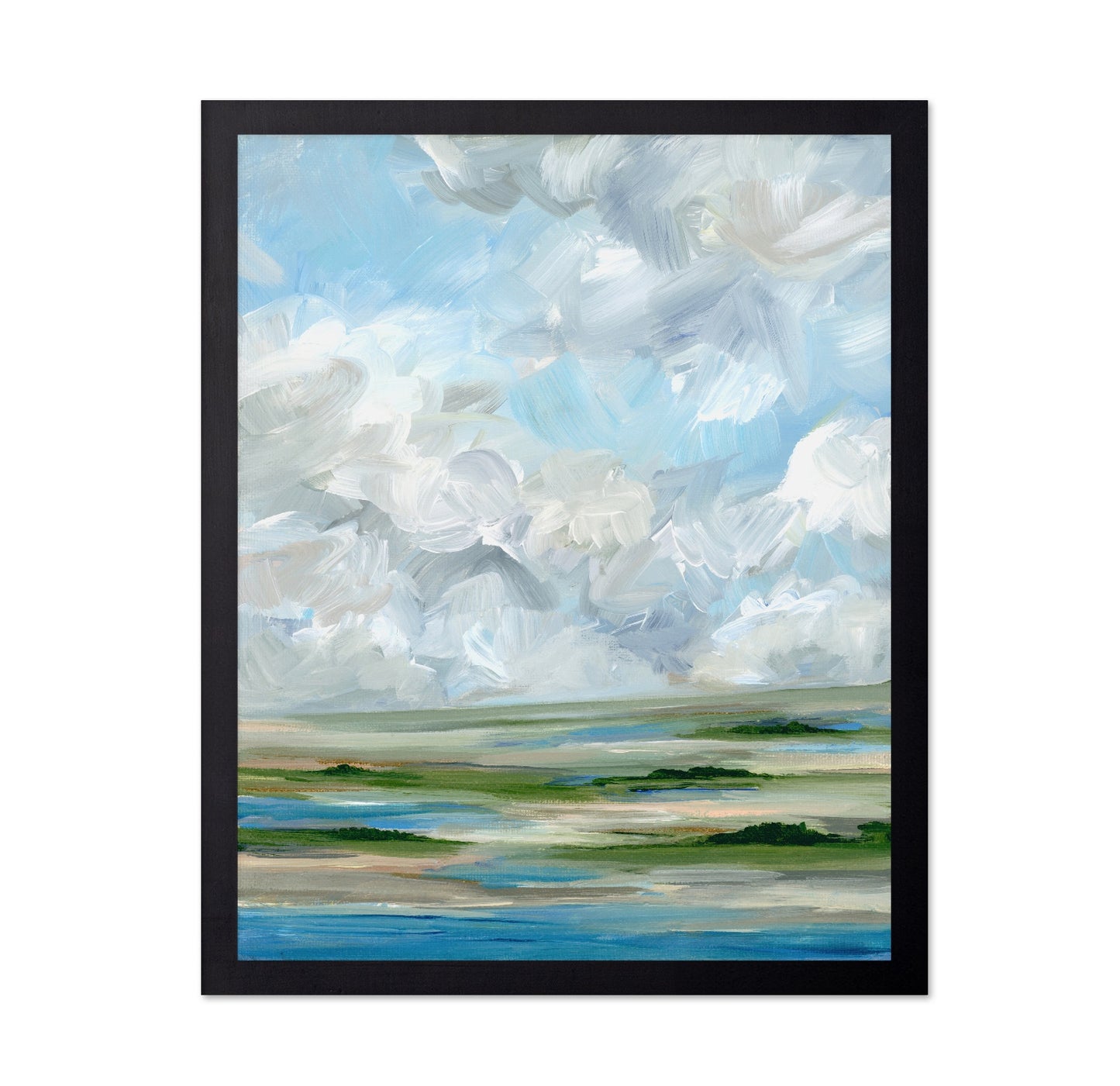 Midday Marsh Sky