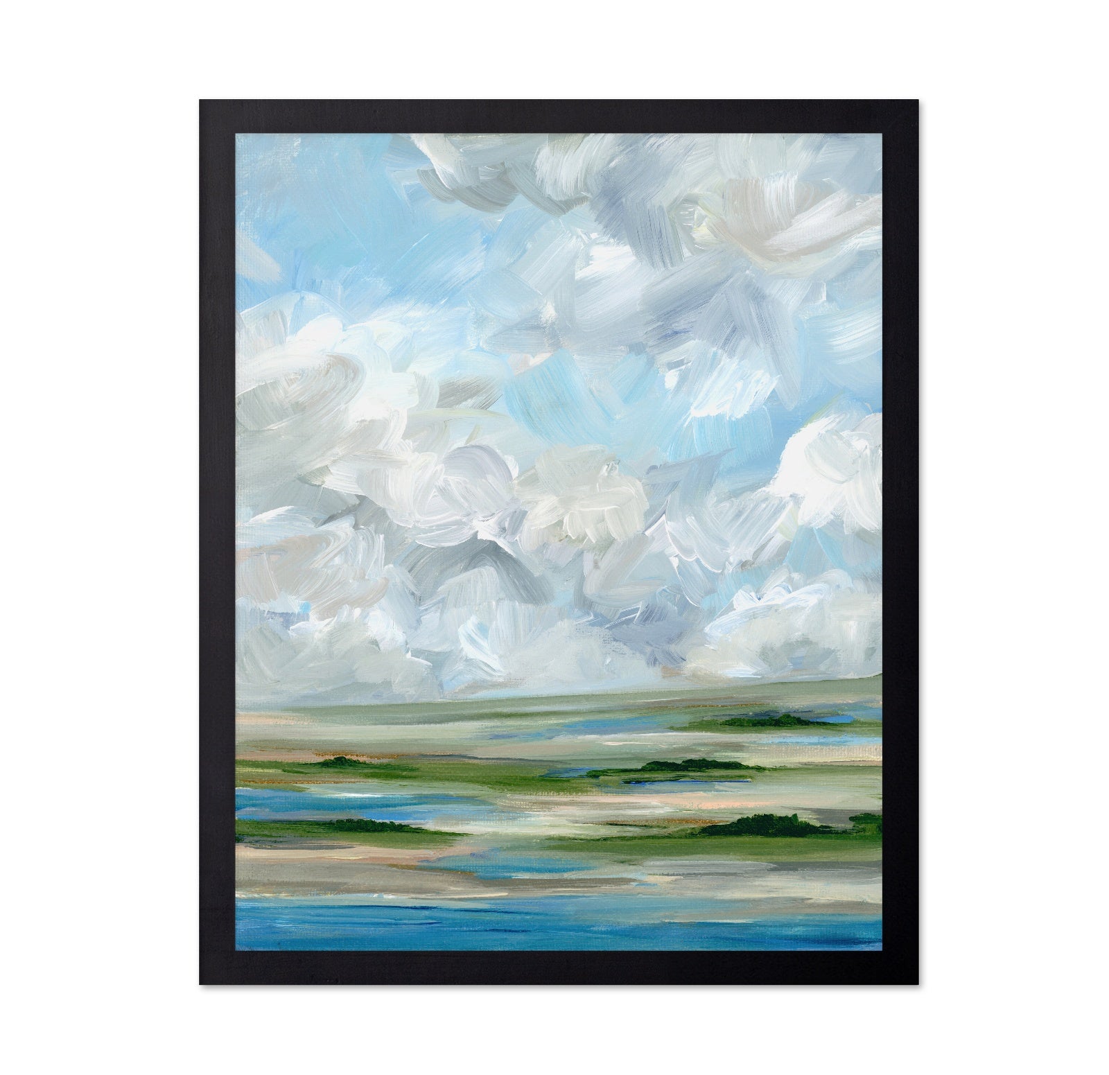 Midday Marsh Sky