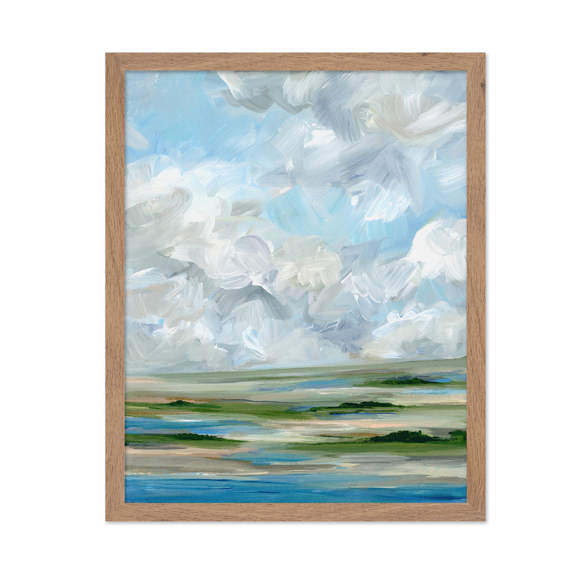 Midday Marsh Sky