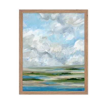 Midday Marsh Sky