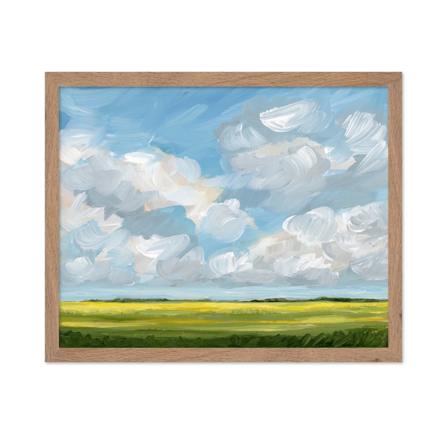 Clouds Over Yellow Fields