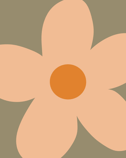 Simple Peach Flower