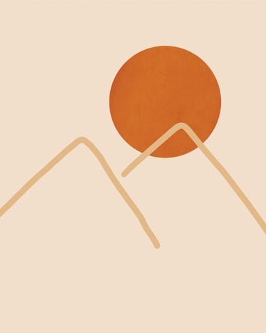 Sun Over Line Mountains