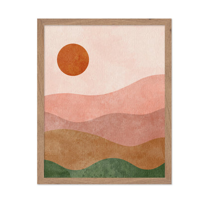 Pastel Sunset Fields