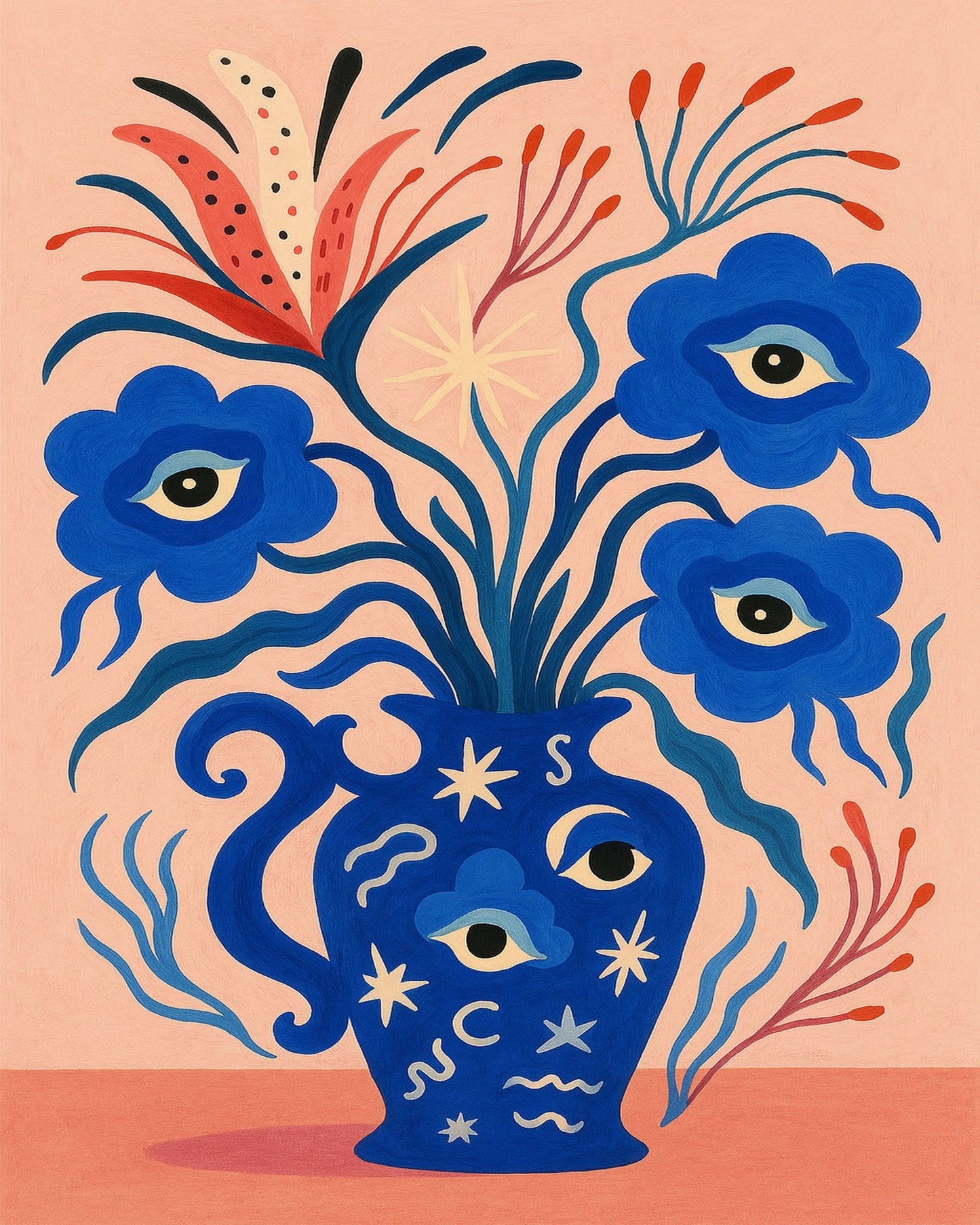 Mystic Floral Eyes