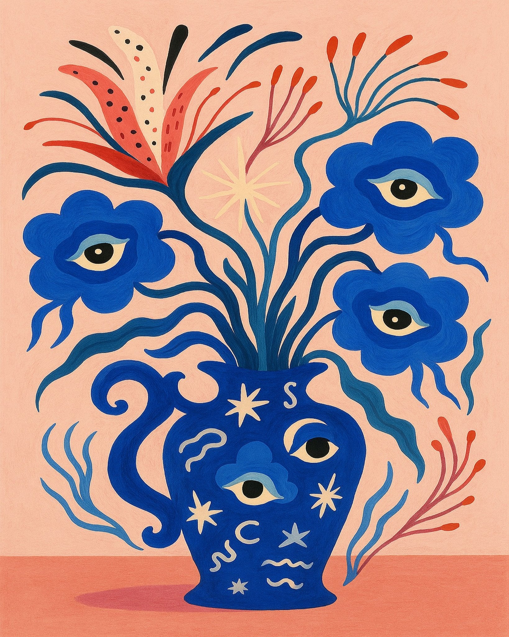 Mystic Floral Eyes