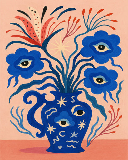 Mystic Floral Eyes