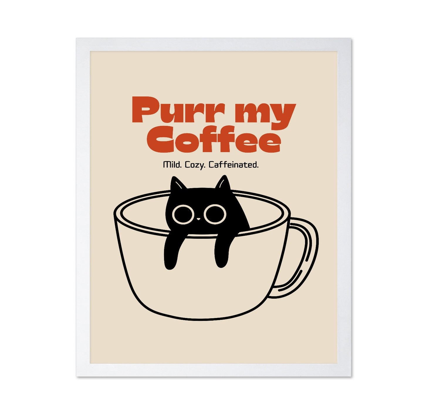 Purr Coffee Cat