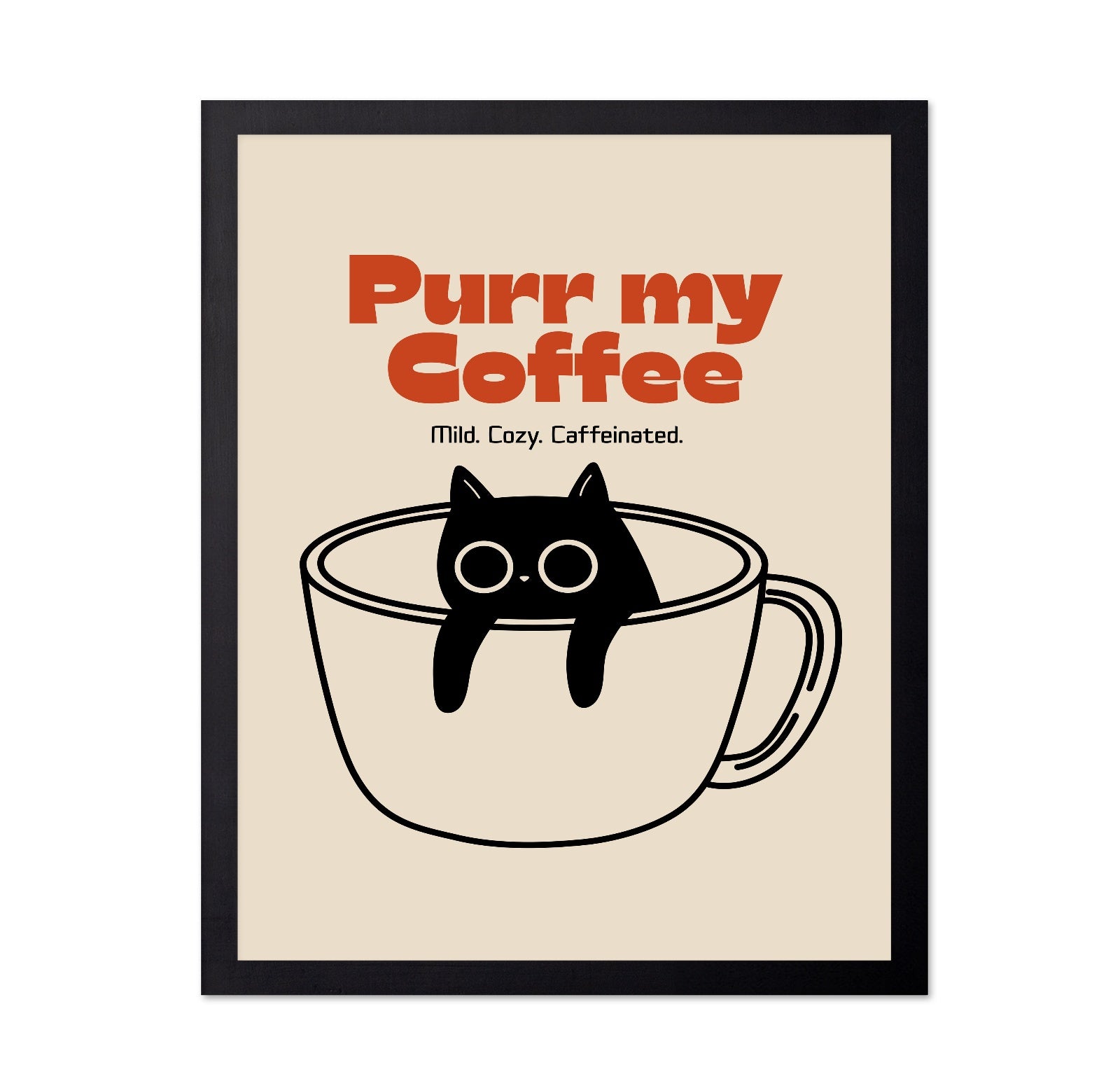 Purr Coffee Cat