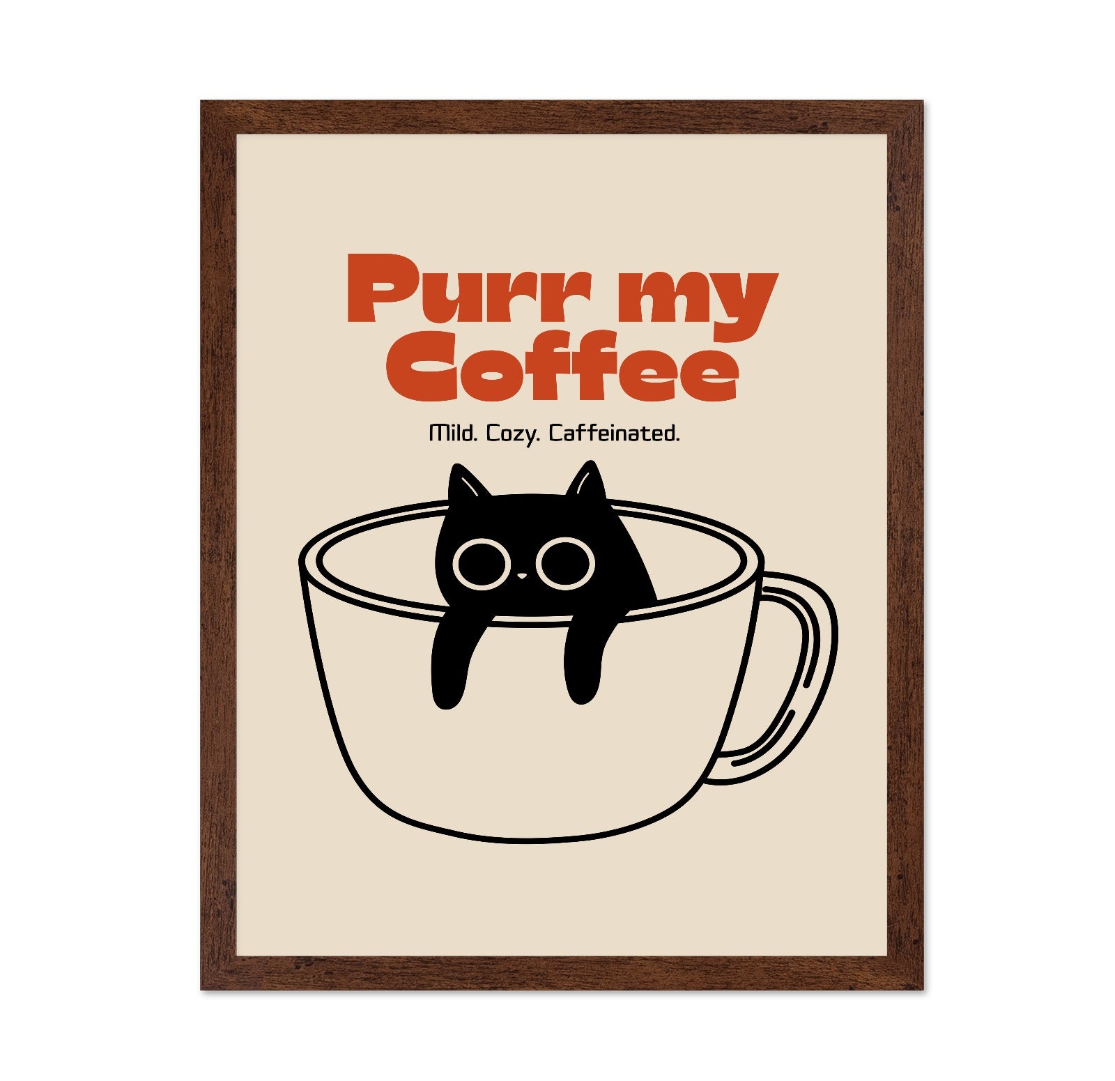 Purr Coffee Cat