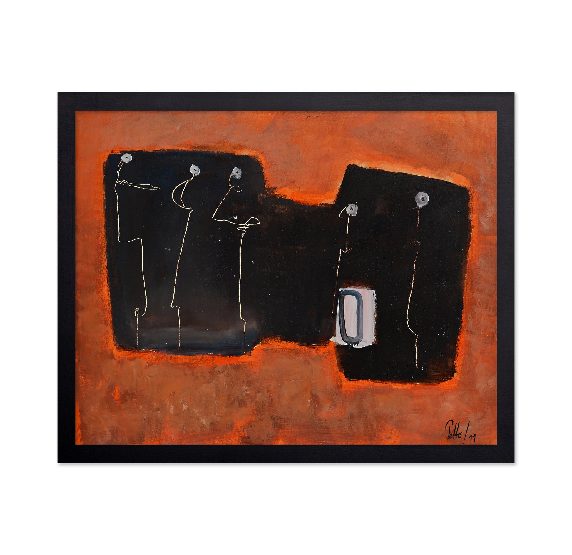 Abstract Figures In Contrast