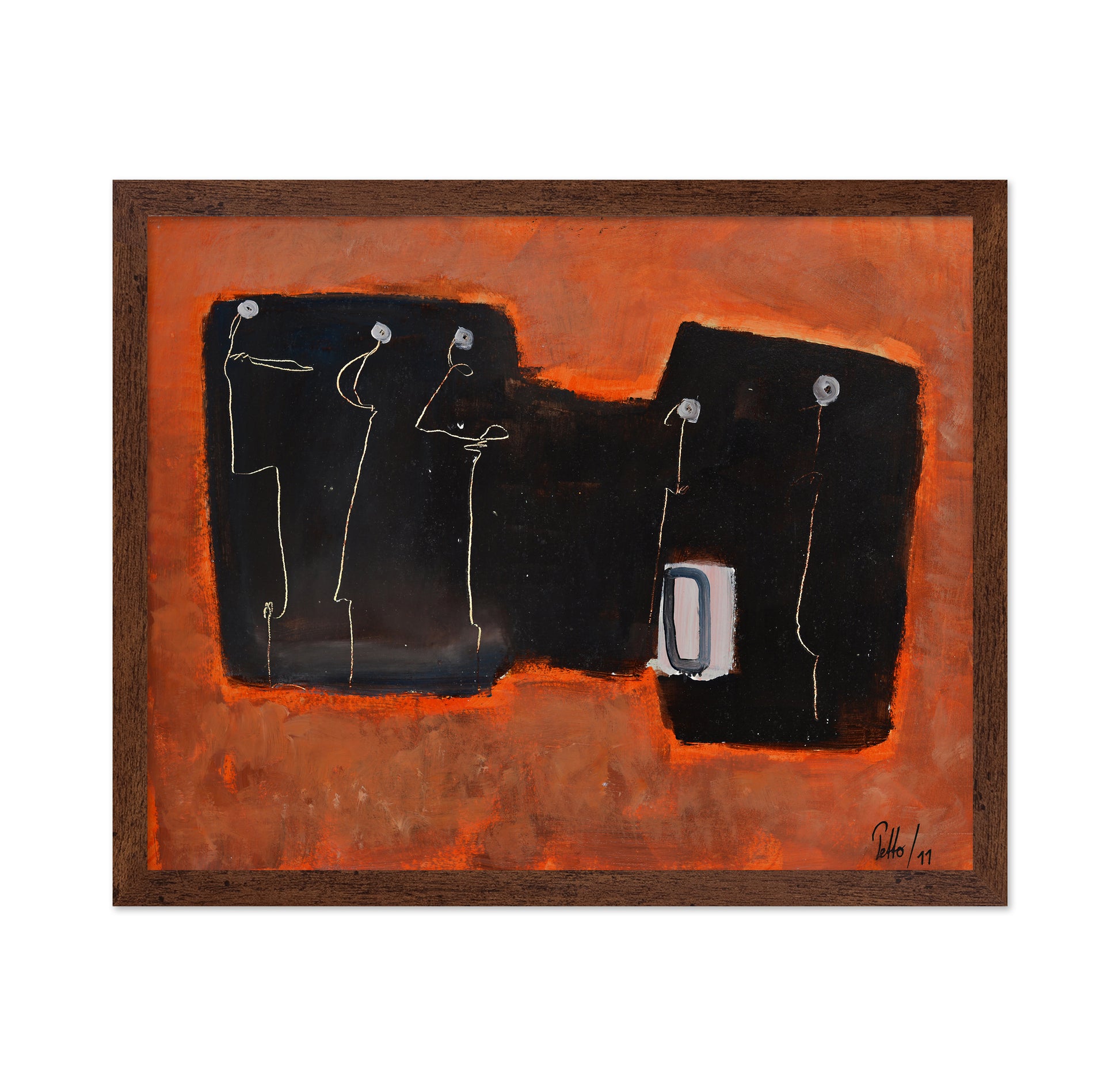 Abstract Figures In Contrast