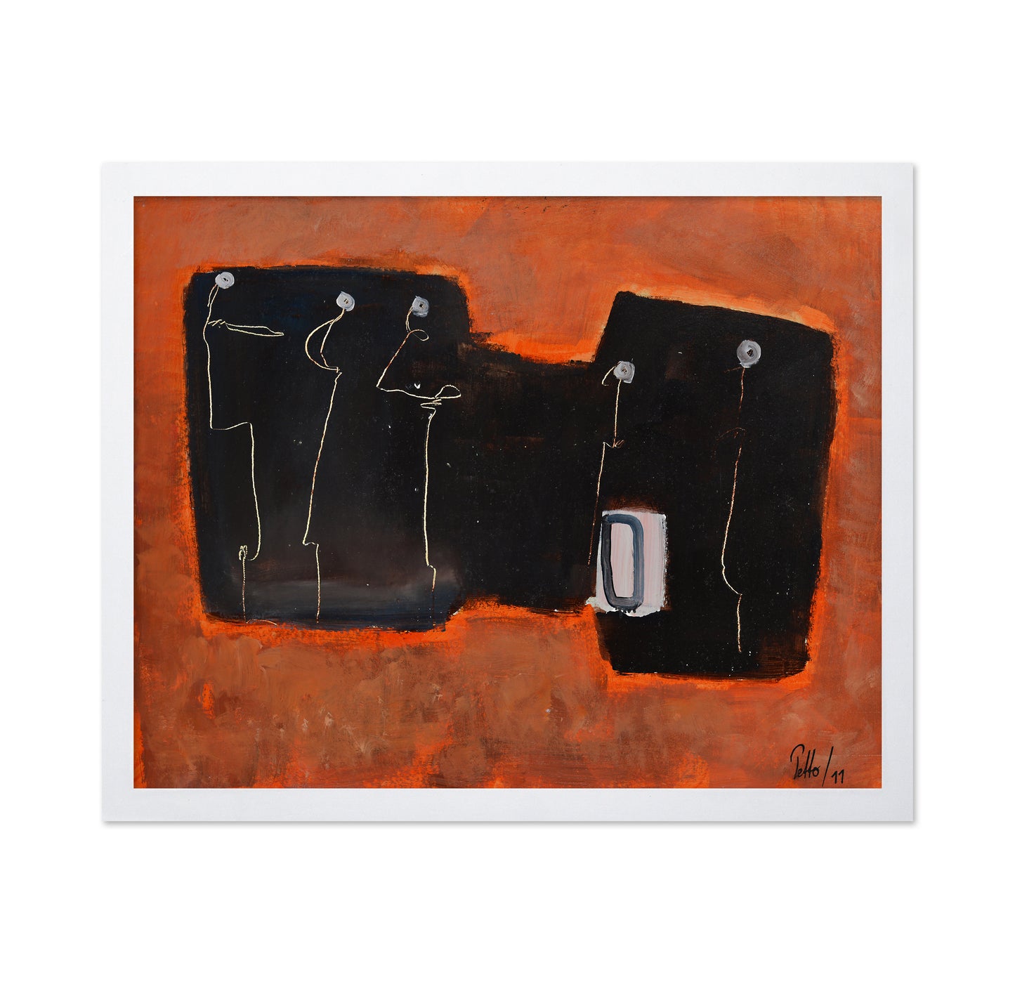 Abstract Figures In Contrast