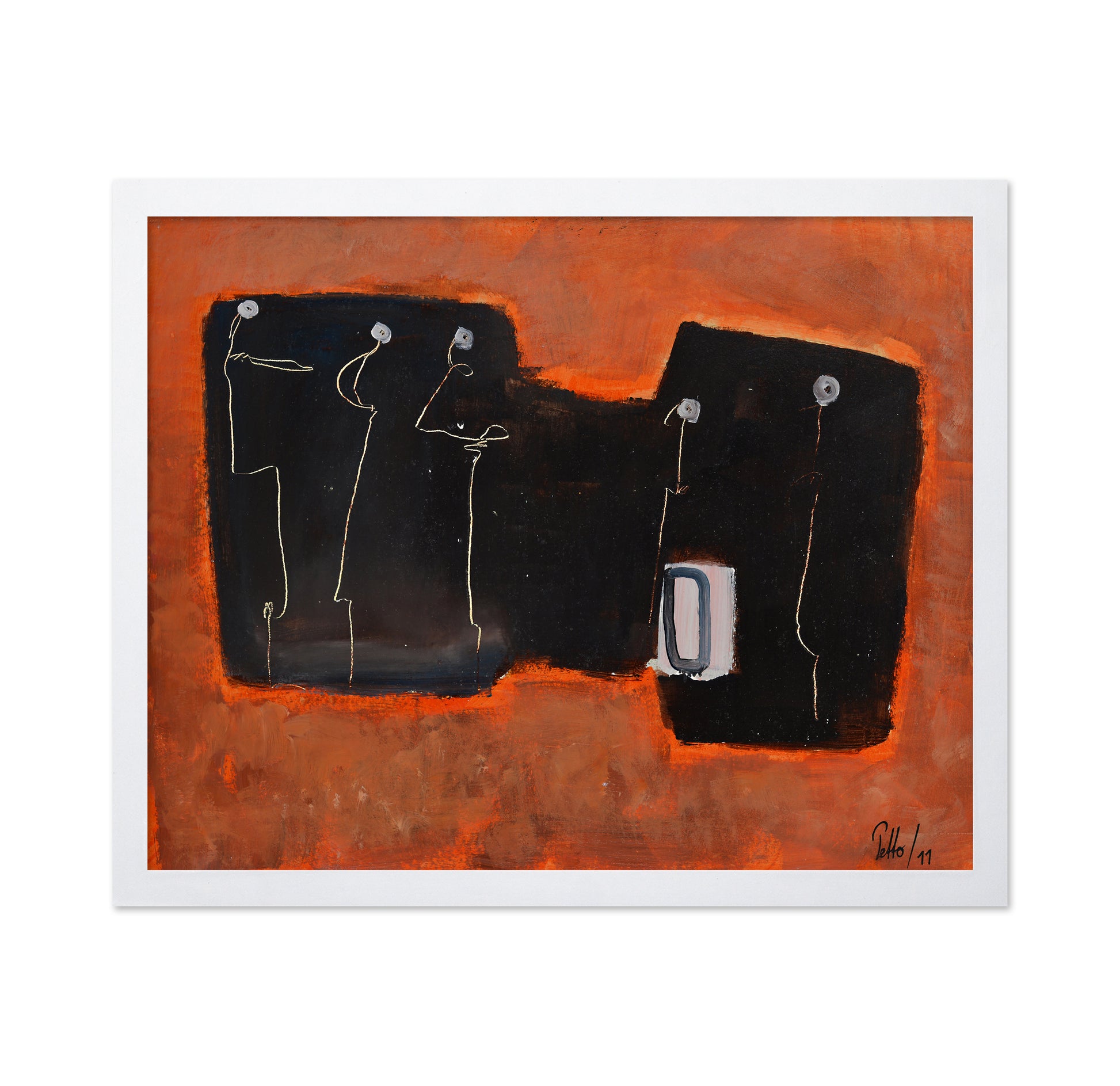 Abstract Figures In Contrast