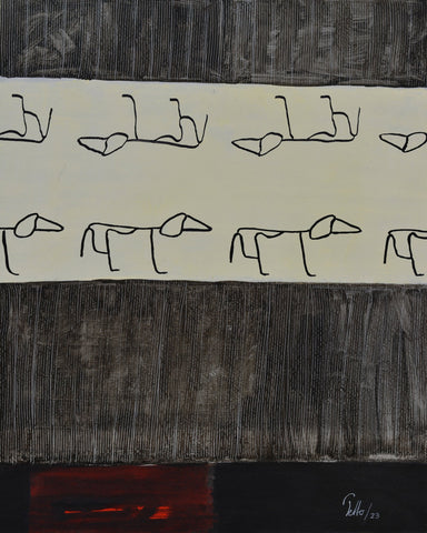 Dog Pattern Rows