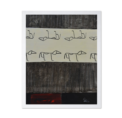 Dog Pattern Rows