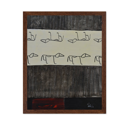 Dog Pattern Rows