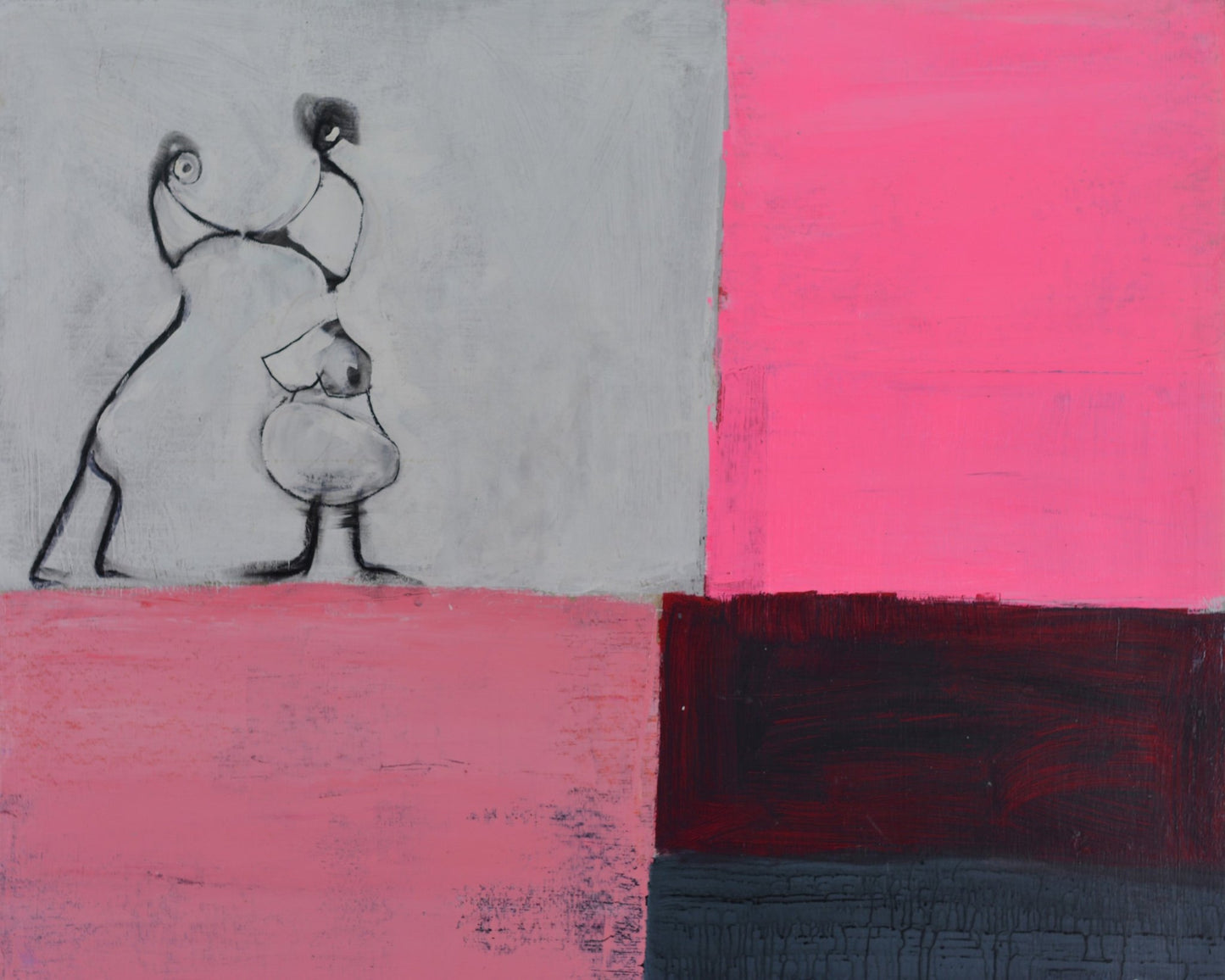 Abstract Lovers Kiss