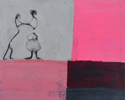 Abstract Lovers Kiss