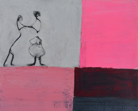 Abstract Lovers Kiss